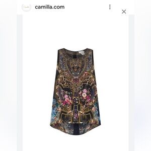 Camilla Multicolor Embellished Tank Top